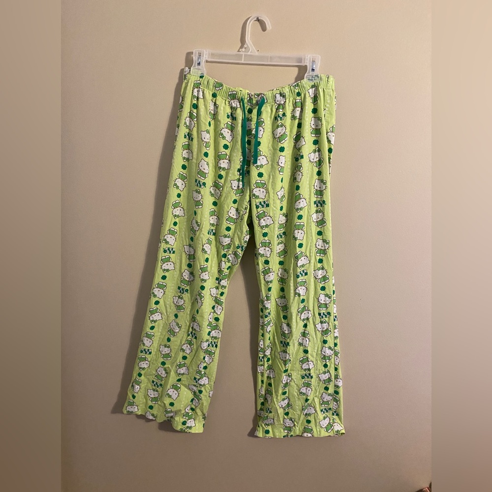 Hello Kitty Shamrock Pj Pants